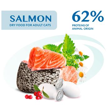 Optimeal Dry Food with Salmon for Sterilized Cats 10kg - buy, prices for MasterZoo - photo 2