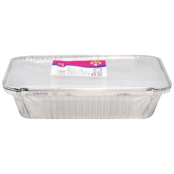 Судок ТСМ фольгований 3шт 900мл - купити, ціни на За Раз - фото 2