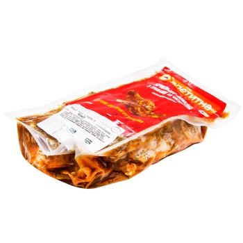 Крылышки цыпленка-бройлера Наша Зяба Аппетитная Макао с травами и чесноком неострые охлажденные