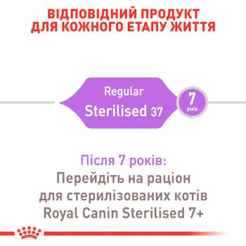 Корм сухий Royal Canin Sterilised 37 з домашньою птицею для стерилізованих котів 9+1кг - купити, ціни на MasterZoo - фото 4