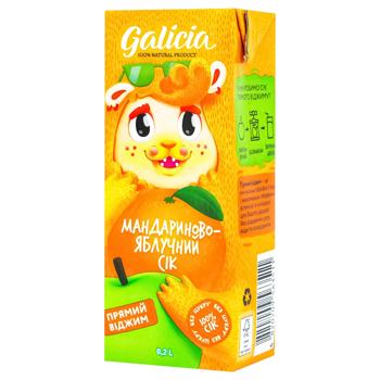 Galicia Tangerine-Apple Uncleared Juice 200ml