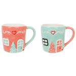 Bona Di Marshmallow House Ceramic Mug 400ml in Assortment