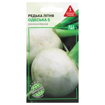 Agrokontrakt Radish Summer Odessa 5 Seeds 3g - buy, prices for MegaMarket - photo 1