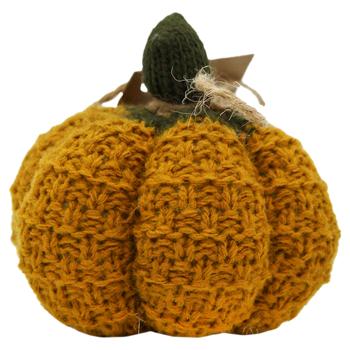 Декоративний виріб Pumpkin Охра 9см
