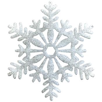 Снежинка Actuel с глиттером 27см - купить, цены на - фото 3
