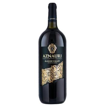 Aznauri Alazan Valley Red Semi Sweet Wine 9-13% 1.5l - buy, prices for Auchan - photo 1