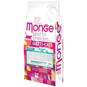 Корм сухий Monge Hairball з куркою для виведення шерсті у котів 10кг - купити, ціни на MasterZoo - фото 1