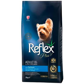 Корм сухой Reflex Plus Adult с лососем для собак малых и миниатюрных пород 8кг - купить, цены на MasterZoo - фото 1