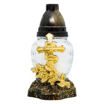 Лампадка Хрест 17см 18П-20-1 - купити, ціни на МегаМаркет - фото 1