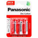 Батарейки Panasonic Zinc Carbon Red АА 4шт