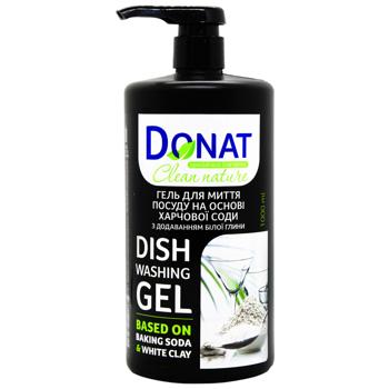 Donat White Clay Dishwashing Gel 1l - buy, prices for METRO - photo 1