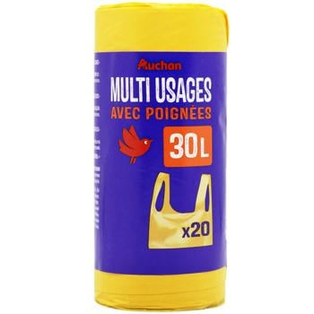 Auchan Universal Packages With Handle 20pc 30l - buy, prices for Auchan - photo 2