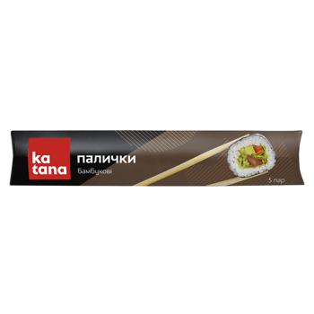 Палочки Katana бамбуковые 5 пар