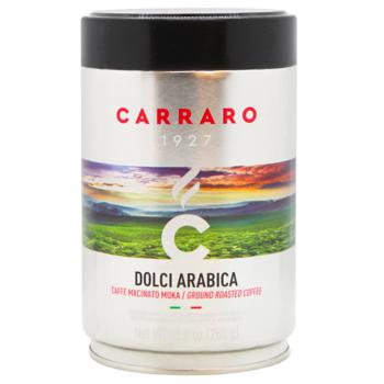 Кофе молотый Carraro Dolci Arabica Mokka 250г - купить, цены на МегаМаркет - фото 1