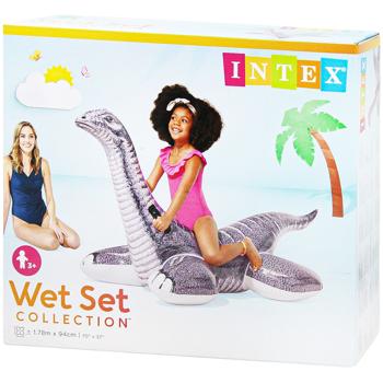 Intex Ride-On Brontosaurus Inflatable Float 178x94cm - buy, prices for Auchan - photo 1