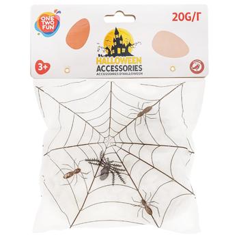 Павутина One Two Fun Halloween Accessories 6,5х6,5х0,5см - купити, ціни на Auchan - фото 3