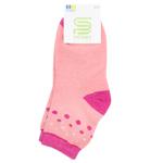 Носки Premier Socks Эконом Горошки детские махровые р.22-24 розовый