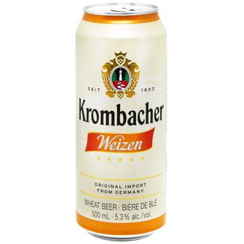 Krombacher Weizen Light Beer 5.3% 0.5l