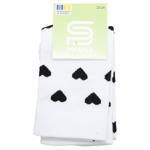 Premier Socks Small Hearts Teenage Knee Highs s.22-24 White