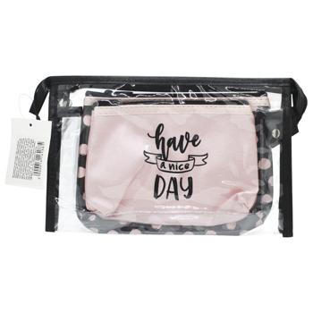 Transparent Cosmetic Bag 3pcs 25.5*17*6cm - buy, prices for Tavria V - photo 1