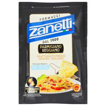 Zanetti Parmigiano Reggiano Grated Cheese 32% 100g - buy, prices for Za Raz - photo 1