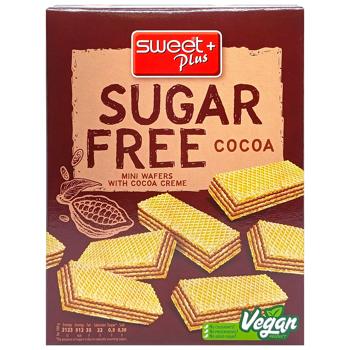 Sweet Sugar-Free Waffles with Cocoa Cream 180g - buy, prices for - photo 2