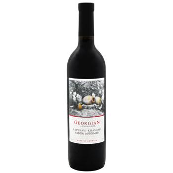 Georgian By Chigogidze Saperavi Dry Red Wine 11.5% 0.75l - buy, prices for Tavria V - photo 1