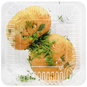 Пончик Auchan с чесноком и зеленью 50г 2шт - купить, цены на Auchan - фото 4