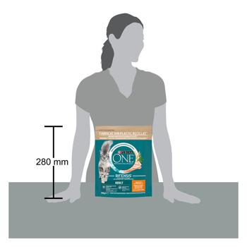 Корм сухий Purina One Adult з куркою для котів 800г - купити, ціни на MasterZoo - фото 2