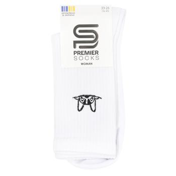 Носки Premier Socks Премиум Собака женские р.23-25 белый