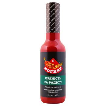 Vognyar Spicy joy #4 Hot sauce 200ml - buy, prices for Auchan - photo 1