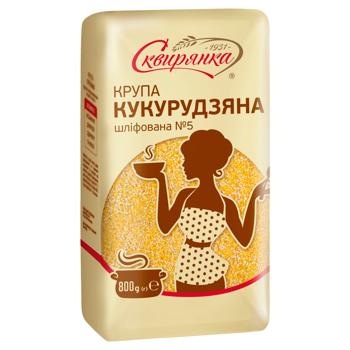 Skviryanka №5 Polished Corn Groats 800g - buy, prices for Ideal - photo 1