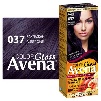 Краска для волос Avena Gloss Баклажан 037 - купить, цены на МегаМаркет - фото 2