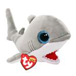 TY Benie Bebies Finnegan Grey Shark Soft Toy 15cm