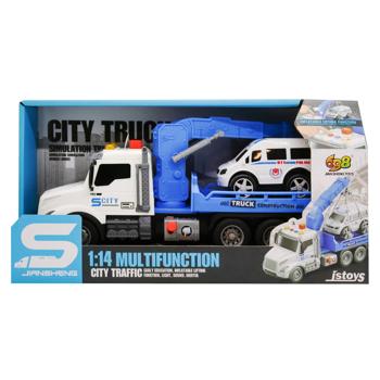Cars S Construction Truck Toy 1:14 Blue - buy, prices for - photo 2