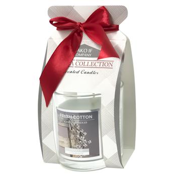 Verona Collection 206 Сotton Freshness Candle in Glass 70x76 125g - buy, prices for Vostorg - photo 1