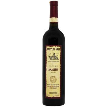 Kartuli Vazi Ahasheni Red Semisweet Wine 11% 0.75l - buy, prices for Auchan - photo 1