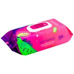 Салфетки влажные Soho с экстрактом алоэ вера с клапаном 100шт