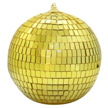 Куля ялинкова Koopman дзеркальна 15см золотистий - купити, ціни на NOVUS - фото 1