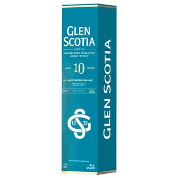 Віскі Glen Scotia 10yo 40% 0,7л кор - купити, ціни на МегаМаркет - фото 3