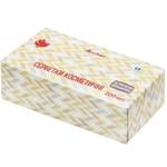 Серветки Auchan косметичні целюлозні двошарові 200шт