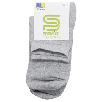 Носки Premier Socks Эконом детские средние р.20-22 светло-серые - купить, цены на ЕКО Маркет - фото 1
