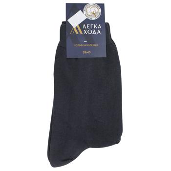 Legka Choda Dark Gray Men's Socks 25s - buy, prices for Za Raz - photo 1