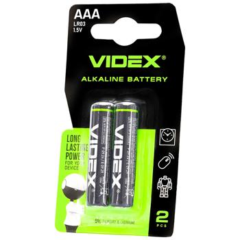 Videx Alkaline LR03/AAA Batteries 2pcs