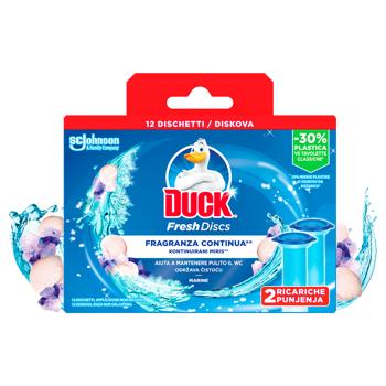 Duck Marine Fresh Toilet Bowl Cleanliness Discs 2pcs - buy, prices for - photo 2