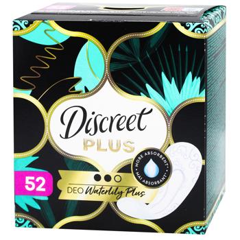 Discreet Plus Deo Waterlily Plus Daily Pads 52pcs - buy, prices for - photo 2