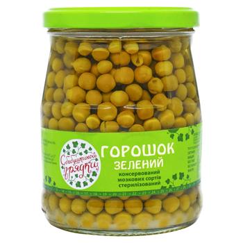 Горошок С бабушкиной грядки 510г зелений с/б - купити, ціни на Чудо Маркет - фото 1