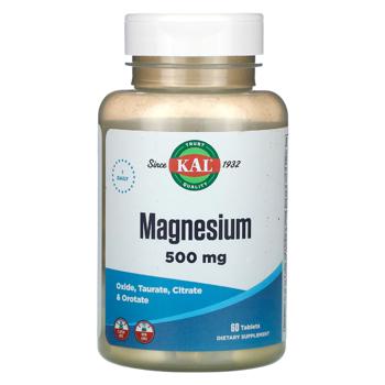 KAL Magnesium 500mg 60 tablets - buy, prices for Biotus - photo 1