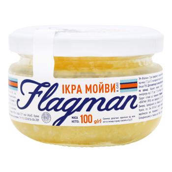 Ікра мойви Flagman в олії 100г - купити, ціни на МегаМаркет - фото 1