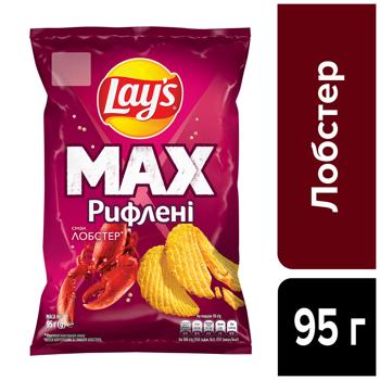 Чипсы Lay's рифленые со вкусом лобстера 95г - купить, цены на КОСМОС - фото 2